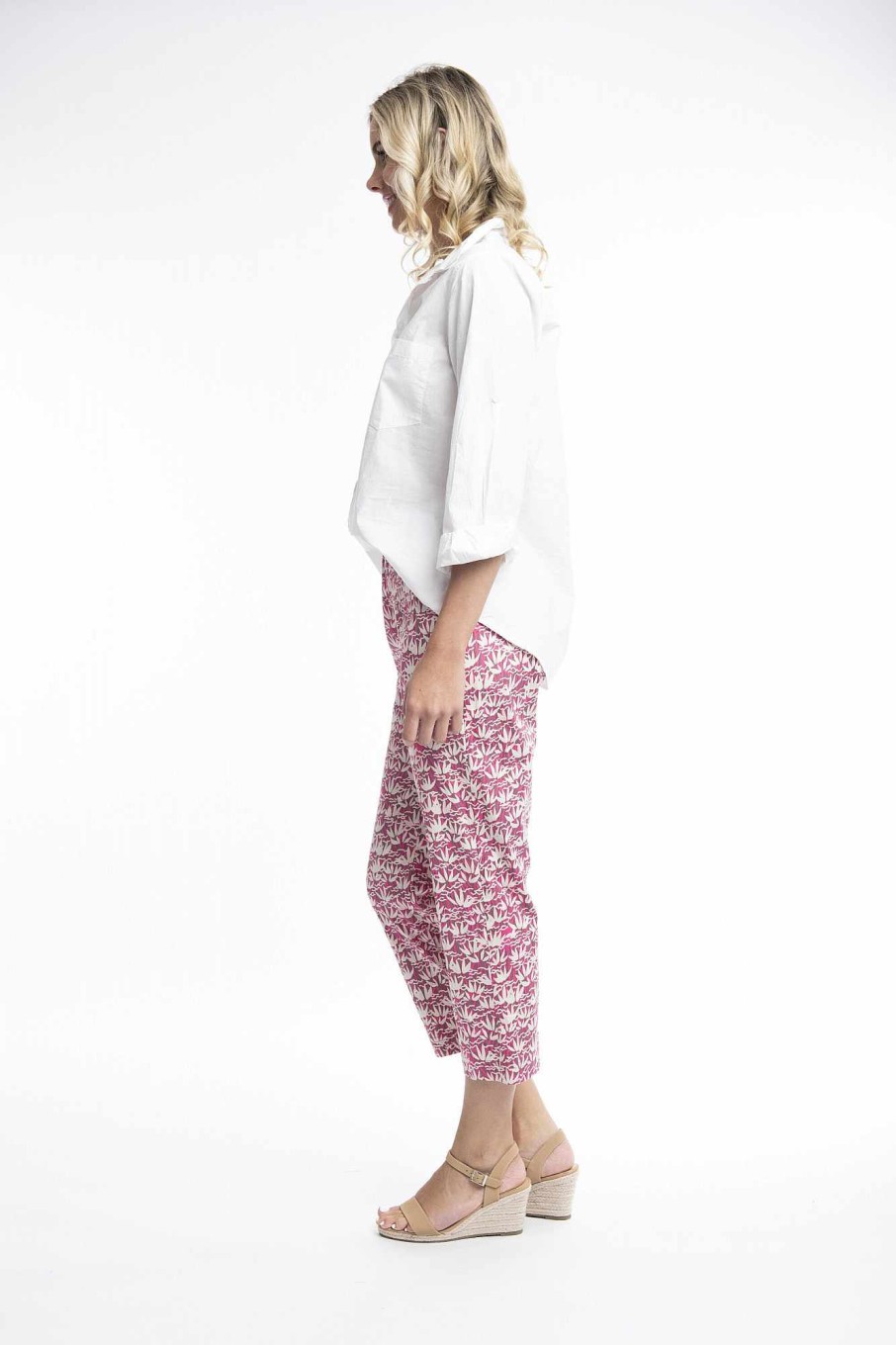 Women Orientique Bottoms | Onikawa Capri Pants