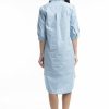 Women Orientique Essentials | Essentials Shirt Dress Solid Chambray