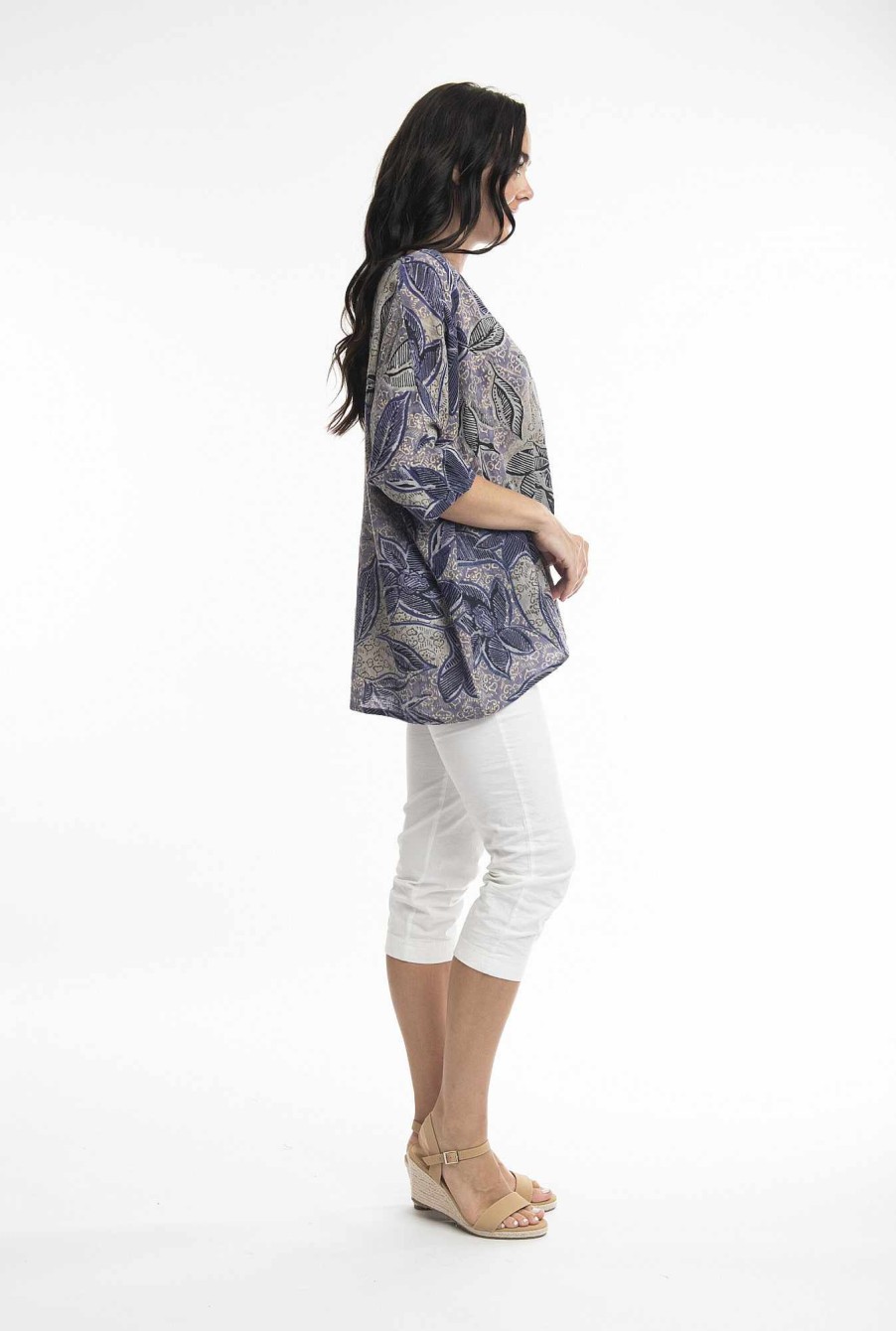 Women Orientique Tops | Mersin Top Boxy