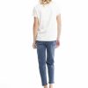 Women Orientique Bottoms | Denim Pant Button Dark