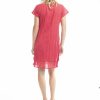 Women Orientique Essentials | Essentials Dress Cotton Frill Red