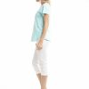 Women Orientique Essentials | Essentials Tee Crew Aqua