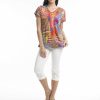 Women Orientique Tops | T-Shirts V Ss Abstract