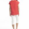 Women Orientique Essentials | Essentials Top Folded Neckline Red