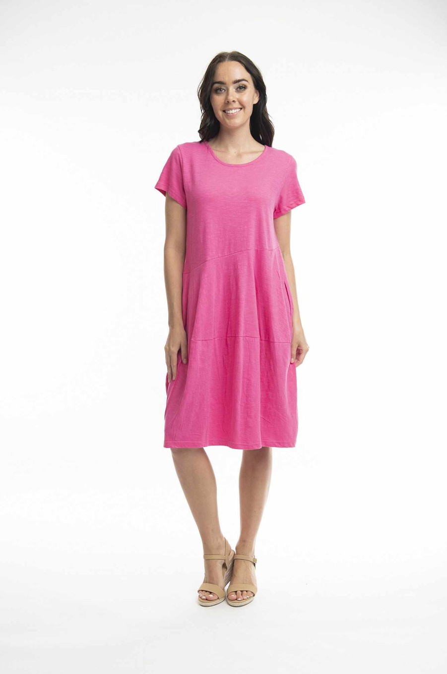 Women Orientique Essentials | Essentials Bubble Dress Rose