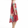 Women Orientique Dresses | Printed Dress Peak Morocco Red