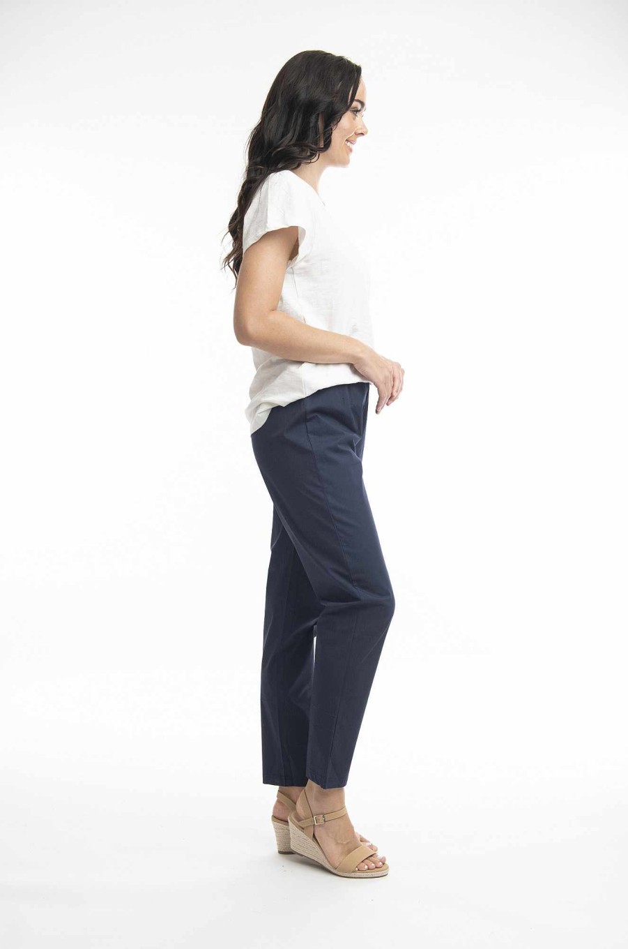 Women Orientique Bottoms | Bangalene Long Navy