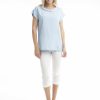 Women Orientique Essentials | Essentials Top Folded Neckline Chambray