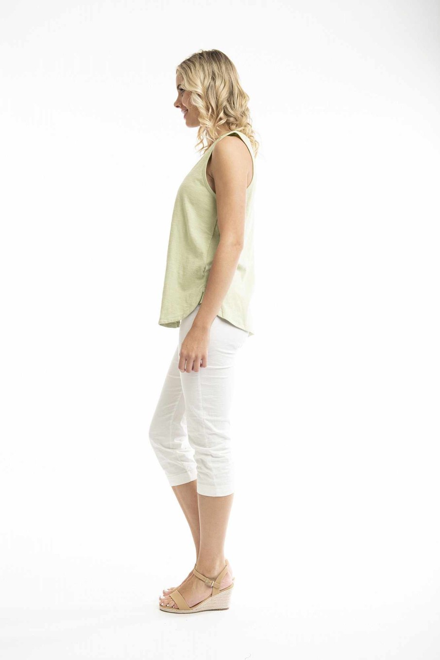 Women Orientique Essentials | Essentials Tank Alfalfa