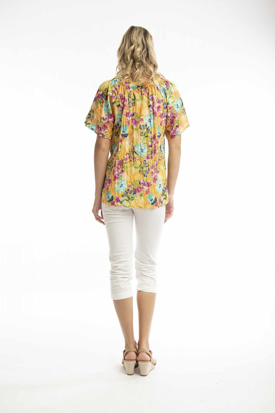 Women Orientique Tops | Parnera Top Short Sleeve