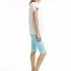 Women Orientique Bottoms | Bangalene Short Aqua