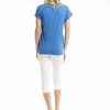 Women Orientique Essentials | Essentials Tee V Neck Nautical Blue