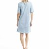 Women Orientique Essentials | Essentials Dress Broderie Chambray