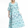 Women Orientique Dresses | Izmir Turq Dress Peak Frill