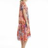 Women Orientique Dresses | Printed Dress Peak Ceramic Red