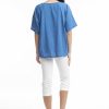 Women Orientique Essentials | Essentials Top Boxy Nautical Blue