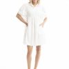 Women Orientique Essentials | Essentials Dress Bubble Sleeve White