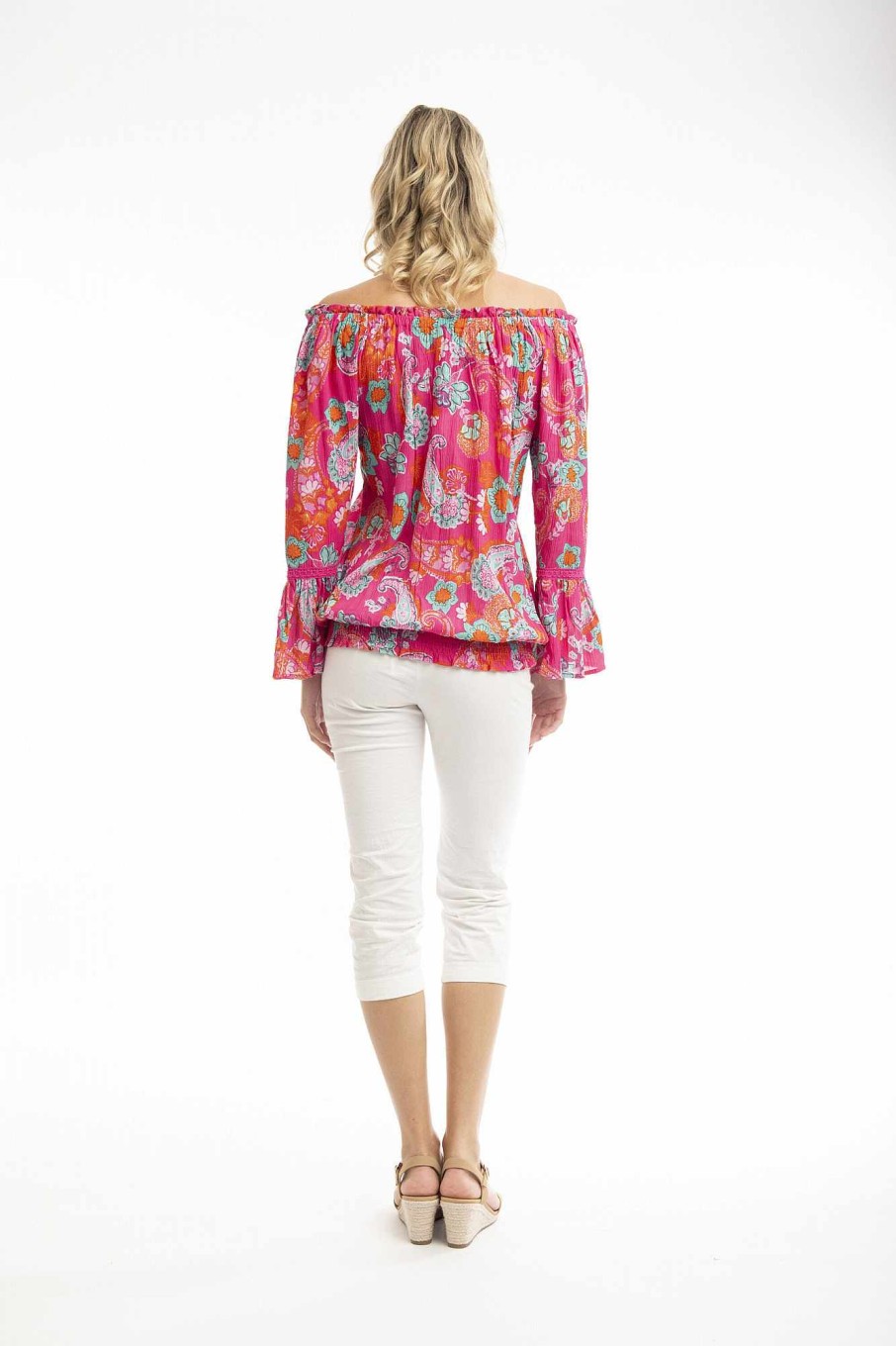 Women Orientique Tops | Symi Top Lace Pink