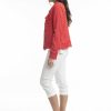 Women Orientique Essentials | Essentials Jacket Linen Red