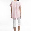 Women Orientique Essentials | Essentials Top Manderine Collar Strawberry Cream