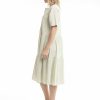 Women Orientique Essentials | Essentials Dress Collared Midi Alfalfa