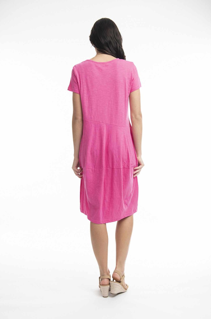 Women Orientique Essentials | Essentials Bubble Dress Rose