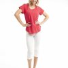 Women Orientique Essentials | Essentials Tee Crew Red