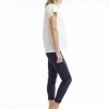 Women Orientique Bottoms | Pant Fashion Side Tape Navy