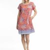 Women Orientique Dresses | Kea Dress Shift Short Sleeve Reversible