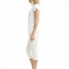 Women Orientique Essentials | Essentials Flat Knit Top White