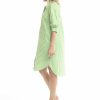 Women Orientique Essentials | Essentials Shirt Dress Stripe Parrot