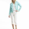 Women Orientique Essentials | Essentials Jacket Linen Aqua