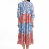 Women Orientique Dresses | Kea Dress Boho Midi Short Sleeve