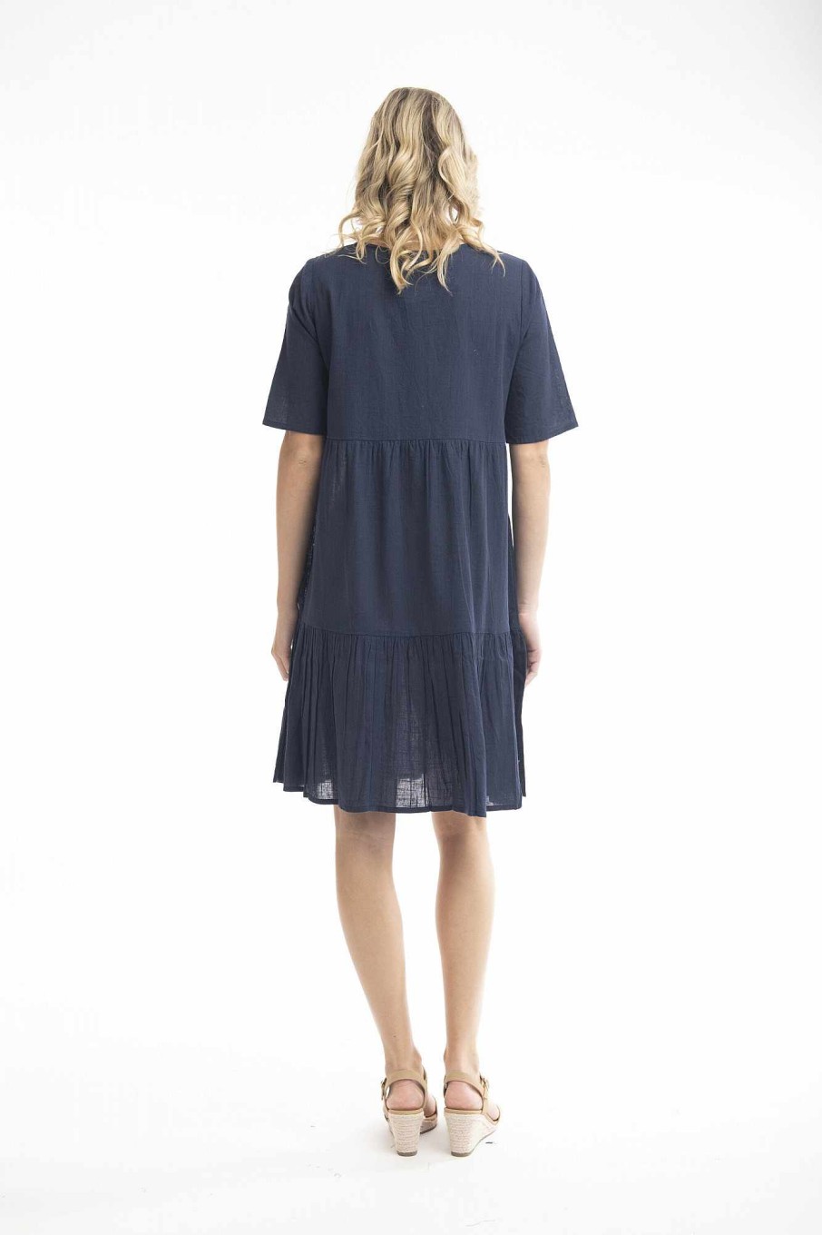 Women Orientique Essentials | Essentials Dress Layers Navy