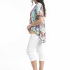 Women Orientique Tops | Varosha Turq Top Frill