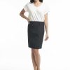 Women Orientique Bottoms | Bangalene Pencil Skirt Black