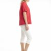 Women Orientique Essentials | Essentials Top Broderie Red