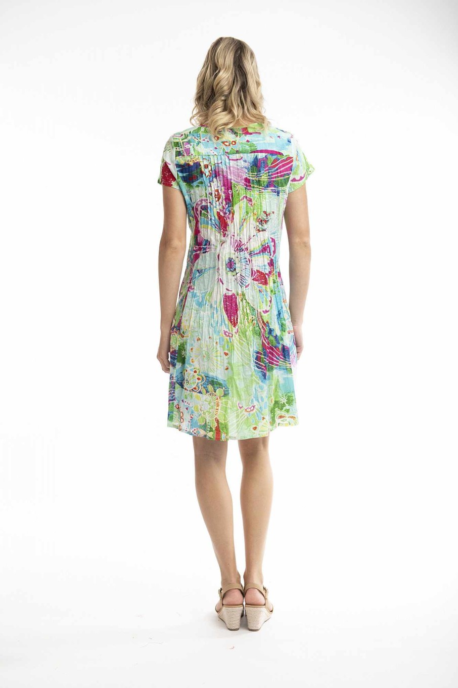 Women Orientique Dresses | Printed Cotton Dress Ezy Fit Candy Floral