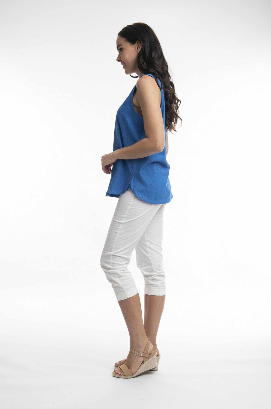 Women Orientique Essentials | Essentials Tank Nautical Blue