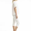 Women Orientique Essentials | Essentials Top Broderie White