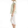 Women Orientique Essentials | Essentials Top Folded Neckline Alfalfa