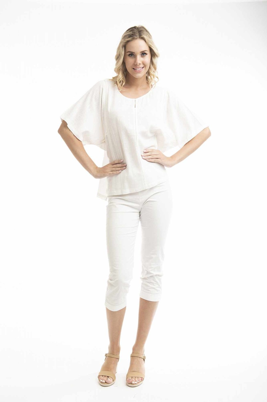 Women Orientique Essentials | Essentials Top Boxy White