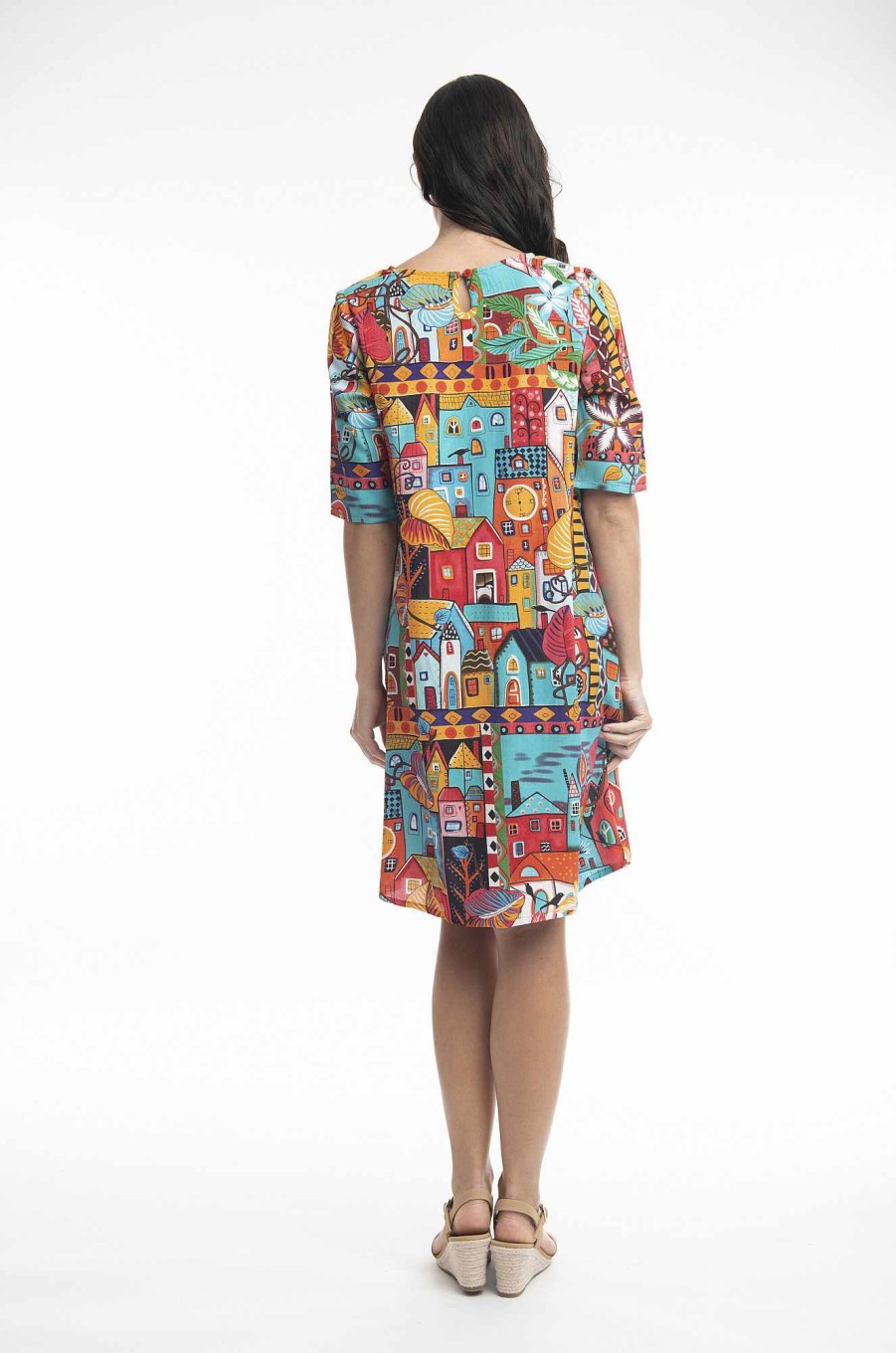 Women Orientique Dresses | Printed Dress Contemporary Huts