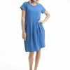 Women Orientique Essentials | Essentials Bubble Dress Nautical Blue