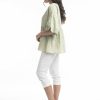 Women Orientique Essentials | Essentials Top Bubble Sleeve Alfalfa