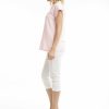 Women Orientique Essentials | Essentials Top Folded Neckline Strawberry Cream