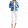 Women Orientique Essentials | Essentials Jacket Linen Nautical Blue