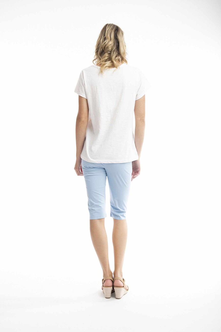 Women Orientique Bottoms | Bangalene Short Chambray