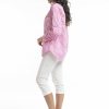 Women Orientique Essentials | Essentials Shirt Single Pocket Stripe Rose