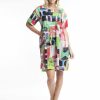 Women Orientique Dresses | Cairo Dress Ruched Boxy Short Sleeve